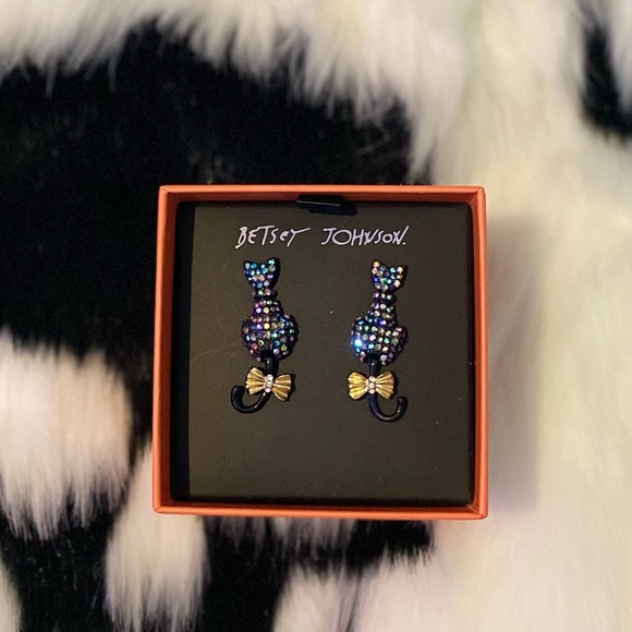 Betsey Johnson black cats - Picture 2 of 3